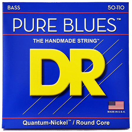 DR Strings Pure Blues Quantum Nickel Heavy 50-110