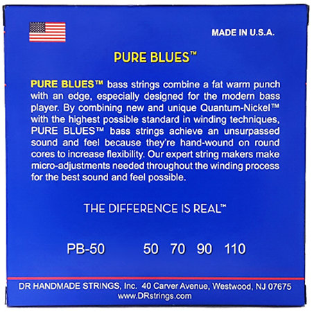 Pure Blues Quantum Nickel Heavy 50-110 DR Strings