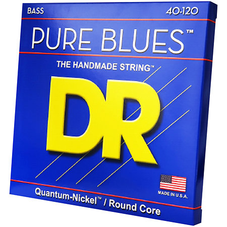 DR Strings Pure Blues Quantum Nickel 5 Cordes Light 40-120