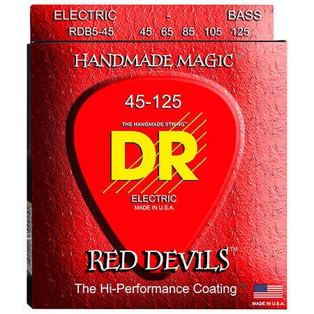 DR Strings Red Devils 5 Cordes Medium 45-125