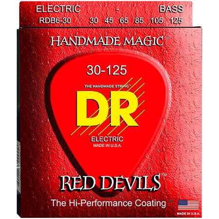 DR Strings Red Devils 6 Cordes Medium 30-125