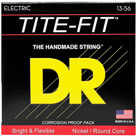 DR Strings Tite Fit Nickel Plated Super Heavy 13-56