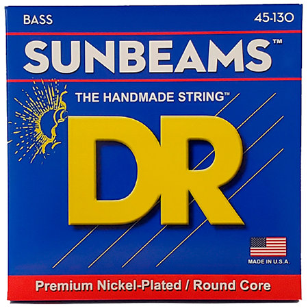 DR Strings Sunbeam Nickel Plated 5 Cordes Medium Heavy 45-130