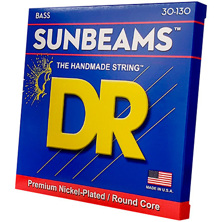 DR Strings Sunbeam Nickel Plated 6 Cordes Medium Heavy 30-130
