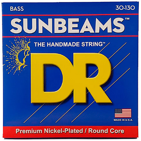 DR Strings Sunbeam Nickel Plated 6 Cordes Medium Heavy 30-130