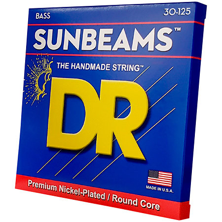 DR Strings Sunbeam Nickel Plated 6 Cordes Medium 30-125