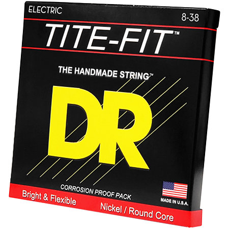 DR Strings Tite Fit Nickel Plated Extra Light 8-38