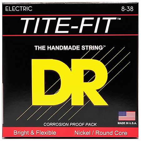DR Strings Tite Fit Nickel Plated Extra Light 8-38