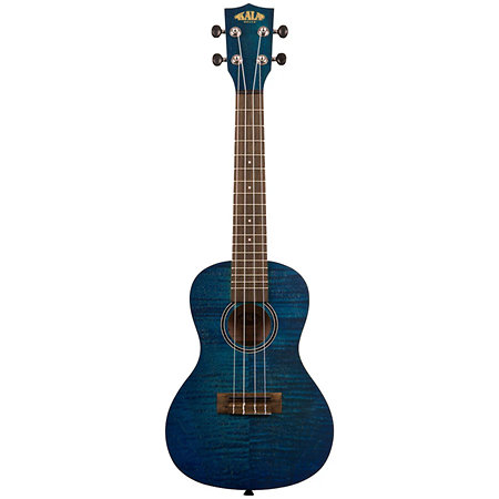 Blue Exotic Mahogany Concert Kala