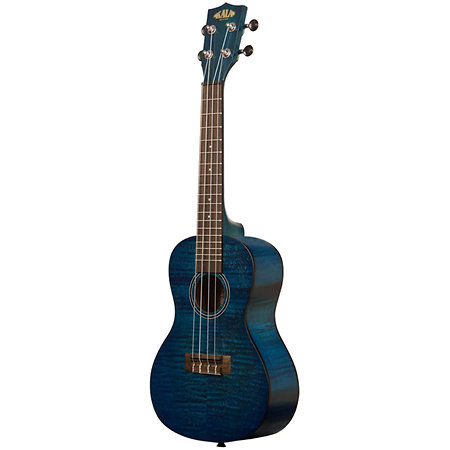 Blue Exotic Mahogany Concert Kala