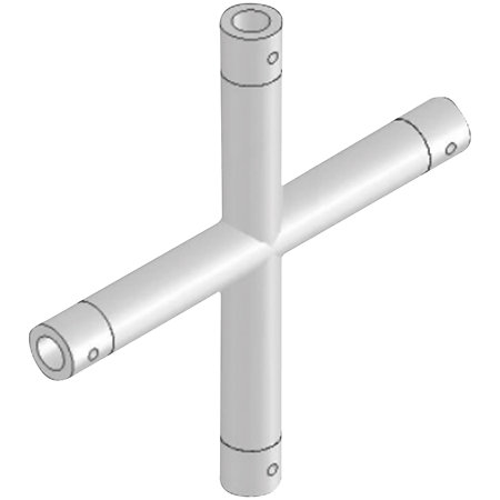 FX 5044 Angle 4 départs 90 degrés pied vertical 0,45m x 0,45m ASD