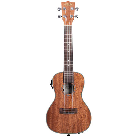 Gloss Mahogany Concert électro acoustique EQ Kala