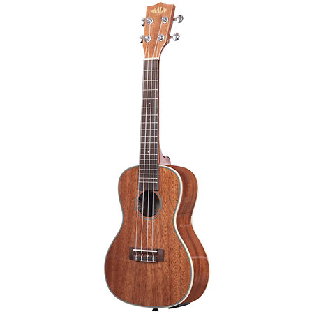 Gloss Mahogany Concert électro acoustique EQ Kala