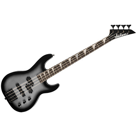 Jackson Limited Edition JS Series Concert Bass Minion JS1X, Amaranth Fingerboard, Silverburst
