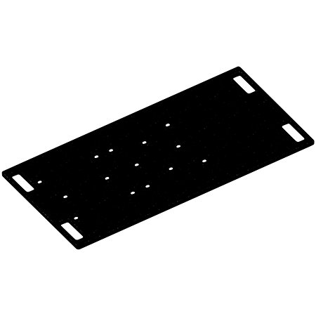 ASD EML 1000X500N Embase noire 1000mm x 500mm