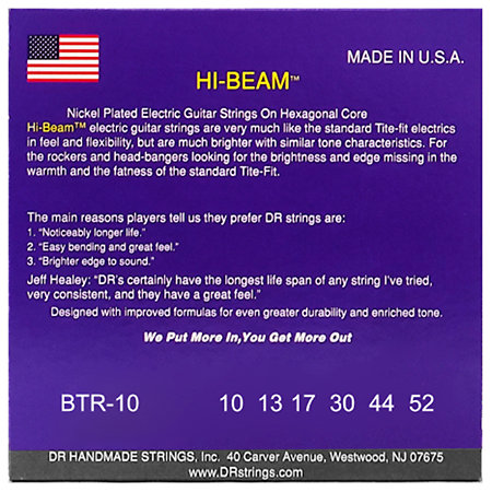 Hi Beam Medium Heavy 10-52 DR Strings
