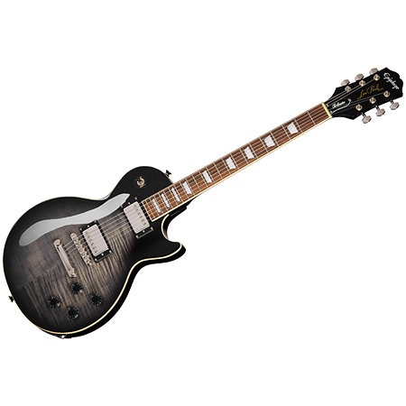 Epiphone Les Paul Tribute Plus Transparent Ebony Burst