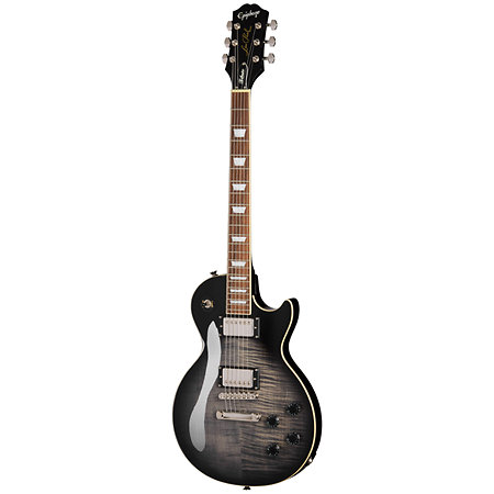 Les Paul Tribute Plus Transparent Ebony Burst Epiphone