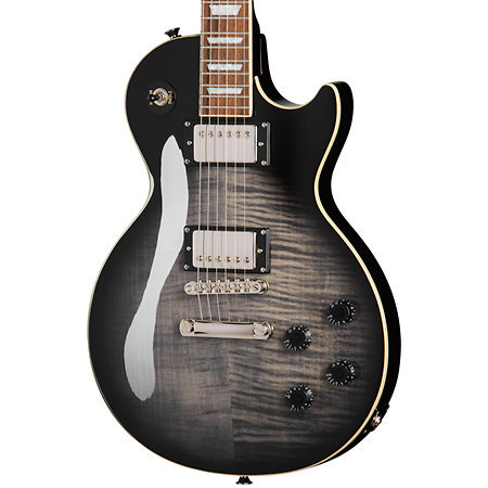 Les Paul Tribute Plus Transparent Ebony Burst Epiphone