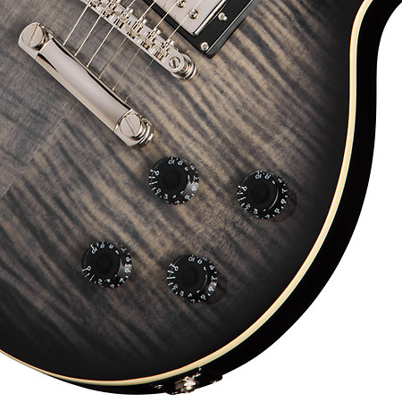 Les Paul Tribute Plus Transparent Ebony Burst Epiphone