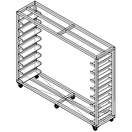 CHARSTP500 Chariot pour structure pliable ASD