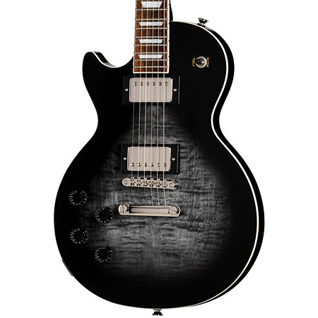 Les Paul Tribute Plus Ebony Burst Gaucher Epiphone