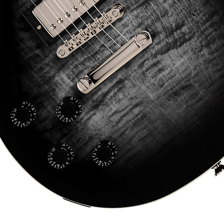 Les Paul Tribute Plus Ebony Burst Gaucher Epiphone