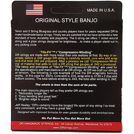 Banjo Tenor 10-31 DR Strings