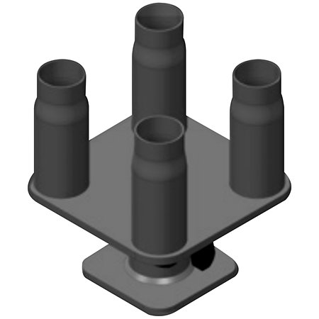 COIFFE 4 Acier électrozingué ASD