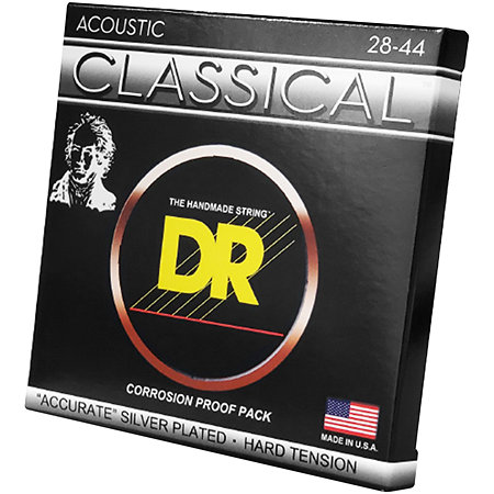 Classical Nylon Silver Plated Hard 28-44 DR Strings