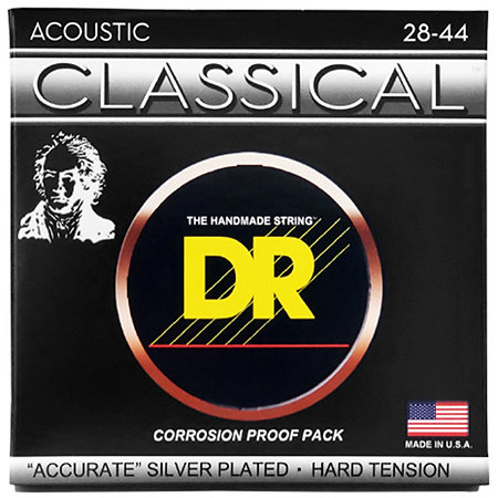 Classical Nylon Silver Plated Hard 28-44 DR Strings