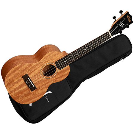 Kala James Hill Signature Concert Solid Top Mahogany + Housse