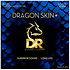 Dragon Skin+ Core Technology Coated Wrap 6 Cordes Medium 30-125 DR Strings