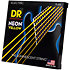 Hi Def Neon Yellow 6 Cordes Light Medium 9-46 DR Strings