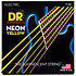 Hi Def Neon Yellow 6 Cordes Light Medium 9-46 DR Strings