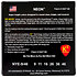 Hi Def Neon Yellow 6 Cordes Light Medium 9-46 DR Strings