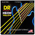 Hi Def Neon Yellow 7 Cordes Medium 10-56 DR Strings