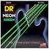 Hi Def Neon Green 4 Cordes Heavy 50-110 DR Strings