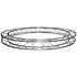 SZC 301600 Cercle structure carrée 300 Diamètre extérieur 16m ASD
