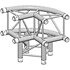 ASCC 3031 Angle 3 départs pied 90 degrés courbé extérieur 0,50m x 0,50m x 0,50m ASD