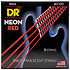 Hi Def Neon Red 5 Cordes Light 40-120 DR Strings