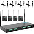 Pack ACT 300 QUAD micro cravate MU55L Mipro