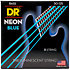 Hi Def Neon Blue 6 Cordes Medium 30-125 DR Strings