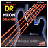 Hi Def Neon Orange 5 Cordes Light 40-120 DR Strings