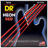 Hi Def Neon Red 4 Cordes Light 40-100 DR Strings