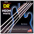 Hi Def Neon White 5 Cordes Light 40-120 DR Strings