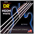 Hi Def Neon White 6 Cordes Medium 30-125 DR Strings