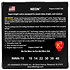 Hi Def Neon White 6 Cordes Extra Light 10-48 DR Strings