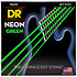Hi Def Neon Green 4 Cordes Light 40-100 DR Strings