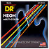 Hi Def Neon Multi Color 4 Cordes Light 40-100 DR Strings